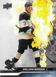 2023-24 Upper Deck Base Set William Borgen #621 card