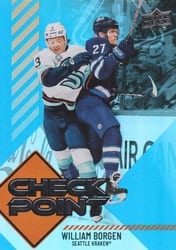 2024-25 Upper Deck Checkpoint William Borgen #CP-20 card