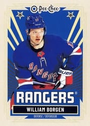 2025-26 O-Pee-Chee Base Retro William Borgen #408 card