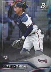 2021 Bowman Platinum Base Set William Contreras #36 card