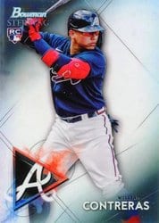 2021 Bowman Sterling Base Set William Contreras #BSR-92 card
