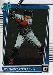 2021 Donruss Optic Base Set William Contreras #80 card