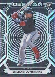 2021 Panini Chronicles Obsidian William Contreras #48 card