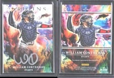 2021 Panini Chronicles Origins Signatures Silver Ink William Contreras #OS-WI card