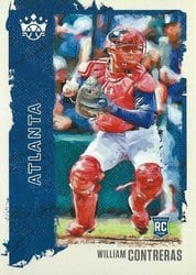 2021 Panini Diamond Kings Base Set William Contreras #34 card