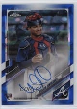 2021 Topps Chrome Sapphire Edition Rookie Autographs William Contreras #RA-WC card