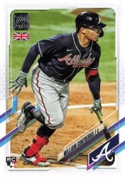 2021 Topps UK Edition Base Set William Contreras #87 card