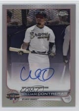 2022 Topps Chrome Update 2022 All-Star Game Autograph William Contreras #ASGA-WCO card