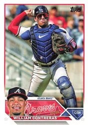 2023 Topps Base Set William Contreras #68 card