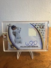 2024 Topps Postseason Performance Autograph Relic William Contreras #PPAR-WC card