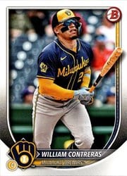 2025 Bowman Base Set William Contreras #70 card