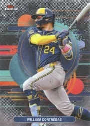 2025 Finest Base Set William Contreras #186 card