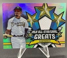 2025 Topps All Star Game All-Star Game Greats Relics William Contreras #ASGR-WC card