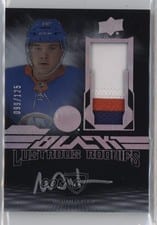 2023-24 SPx UD Black Lustrous Rookie Autograph Patch William Dufour #LRAP-WD card