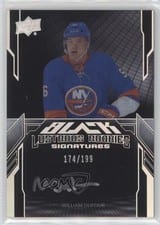 2023-24 SPx UD Black Lustrous Rookie Signatures William Dufour #LRA-DU card