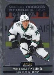 2021-22 O-Pee-Chee Platinum Base Set William Eklund #298 card