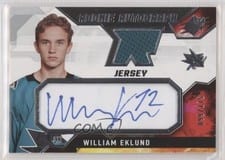 2021-22 SPx Rookie Autograph Jersey William Eklund #WE card