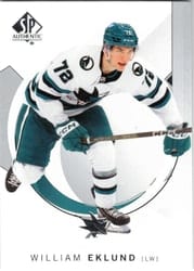 2024-25 SP Authentic Base Set William Eklund #71 card