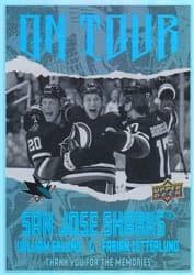 2024-25 Upper Deck On Tour William Eklund / Fabian Zetterlund #OT-8 card