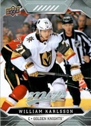 2019-20 Upper Deck MVP Base Set William Karlsson #130 card