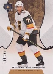 2019-20 Upper Deck Ultimate Collection Base Set William Karlsson #27 card