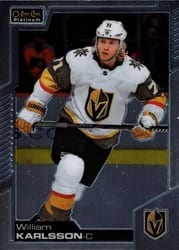 2020-21 O-Pee-Chee Platinum Base Set William Karlsson #95 card