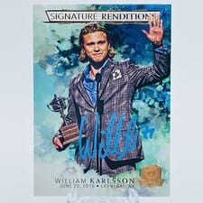 2021-22 Upper Deck The Cup Signature Renditions William Karlsson #SR-WK card