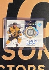 2023-24 Upper Deck Ultimate Collection Ultimate Emblems Autograph William Karlsson #UE-SC card