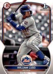 2023 Bowman Prospects William Lugo #BP-141 card
