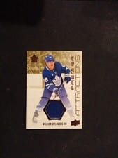 2024-25 Upper Deck Premier Premier Attractions Jersey William Nylander #PA-WN card