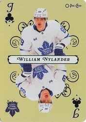 2025-26 O-Pee-Chee Playing Cards William Nylander #J-CLUBS card