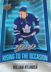 2025-26 Upper Deck MVP Rising to the Occasion William Nylander #RO-10 card