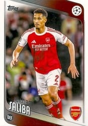 2025-26 Topps UEFA Club Competitions Base Set William Saliba #113 card