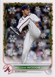2022 Topps Holiday Base Set William Woods #HW127 card