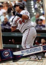 2019 Topps Big League Base Set Willians Astudillo #247 card