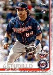 2019 Topps Opening Day Base Set Willians Astudillo #153 card