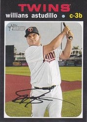 2020 Topps Heritage Base Set Willians Astudillo #120 card