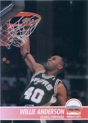 1994-95 Hoops Base Set Willie Anderson #191 card