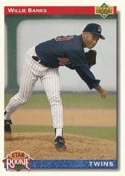 1992 Upper Deck Base Set Willie Banks #14 card