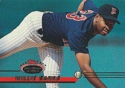 1993 Stadium Club Base Set Willie Banks #170 card