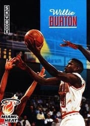 1992-93 SkyBox Base Set Willie Burton #123 card