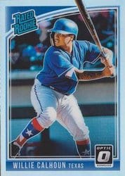 2018 Donruss Optic Base Set Willie Calhoun #40 card