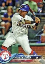 2018 Topps Base Set Willie Calhoun #245 card