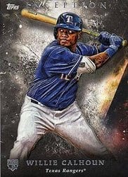 2018 Topps Inception Base Set Willie Calhoun #87 card