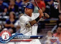 2018 Topps Opening Day Base Set Willie Calhoun #118 card