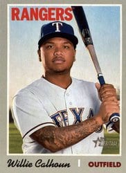 2019 Topps Heritage Base Set Willie Calhoun #273 card