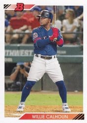 2020 Bowman Heritage Base Set Willie Calhoun #14 card