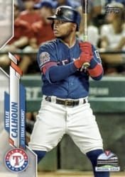2020 Topps Base Set Willie Calhoun #582 card