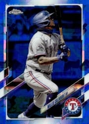 2021 Topps Chrome Sapphire Edition Base Set Willie Calhoun #115 card