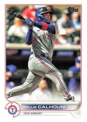 2022 Topps Base Set Willie Calhoun #581 card